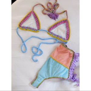 Amazing Handmade Highwaist Bikini, size M